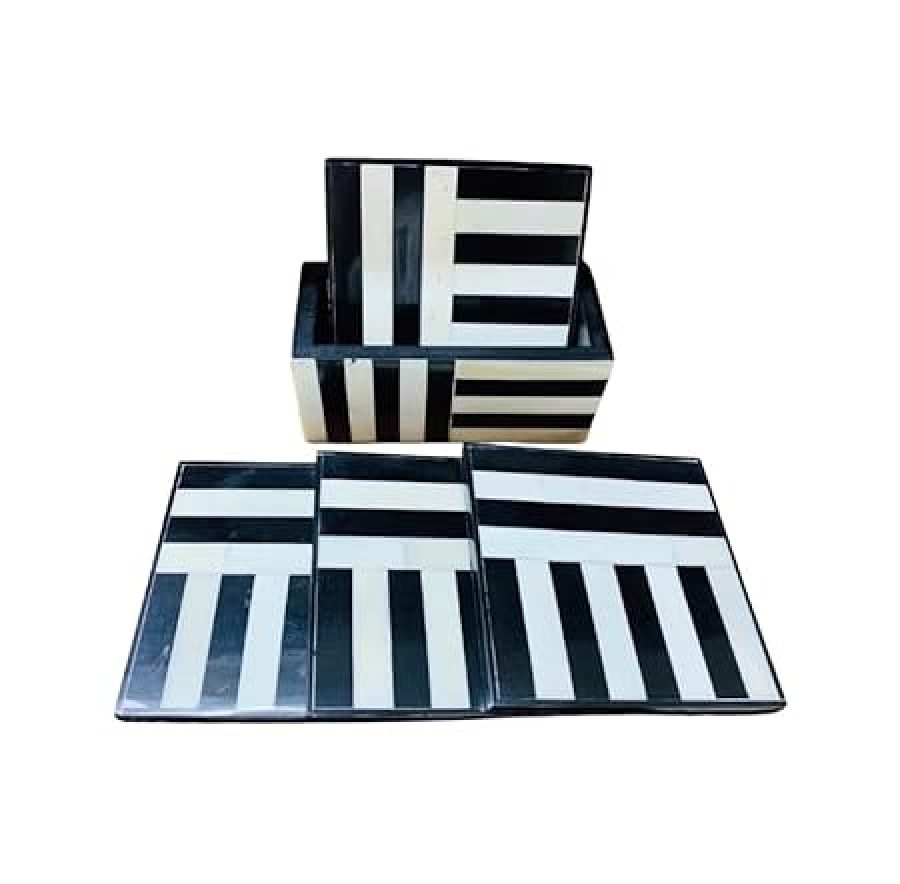 Bone Inlay Coasters