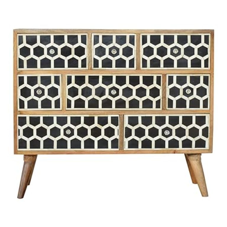 Cabinet Wood Bone Inlay