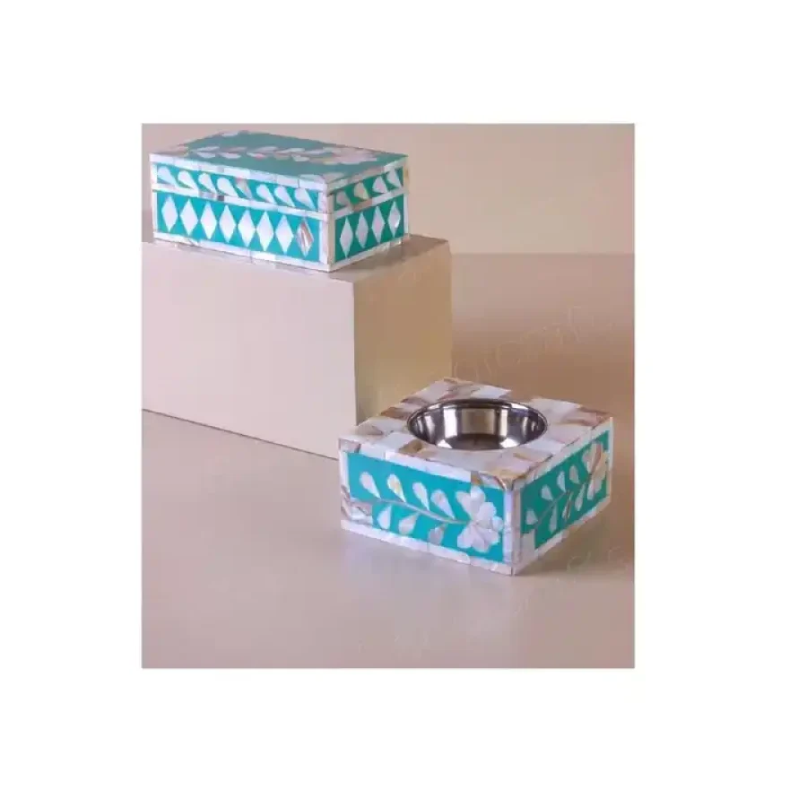 Bone Inlay Ashtray