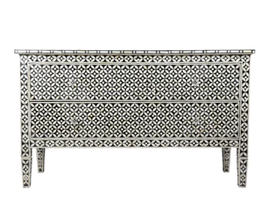 Bone Inlay Drawer Buffet