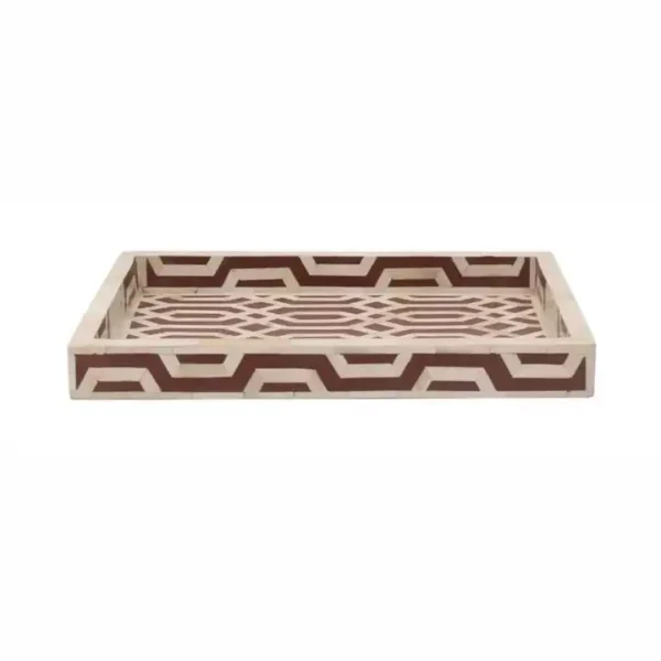 Handmade Bone Inlay Serving Tray