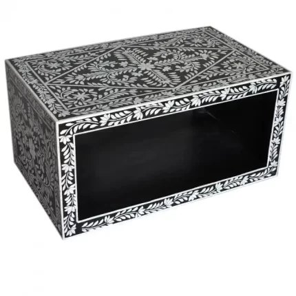 Bone Inlay Square Box