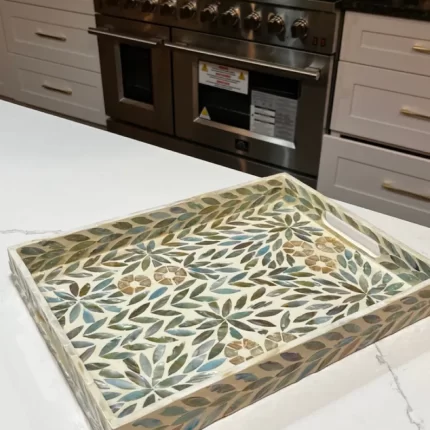 MOP Inlaid Lacquer Tray