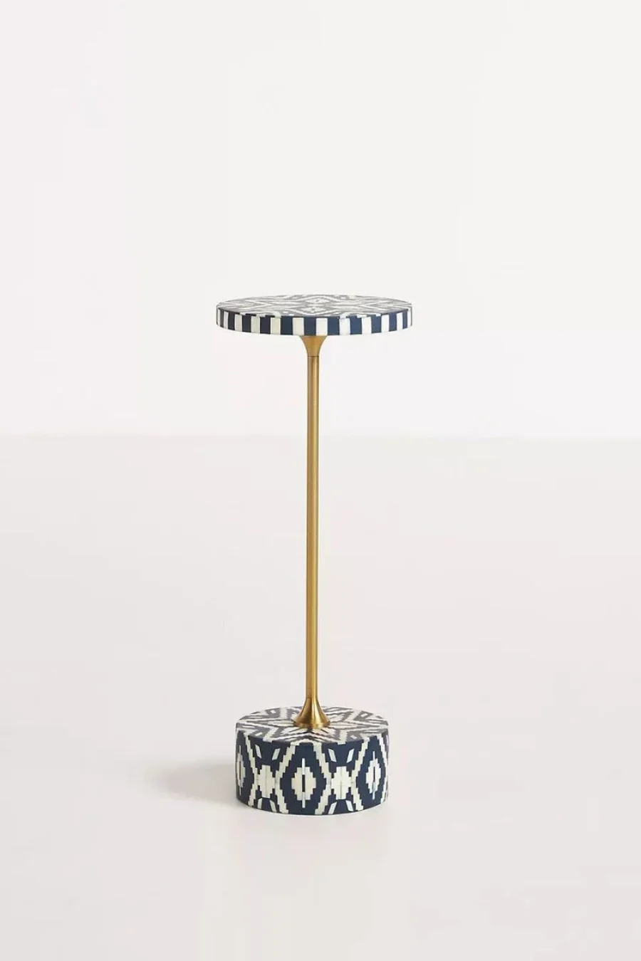 Bone Inlay Drink Table
