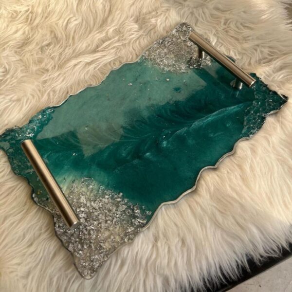 Epoxy serving tray