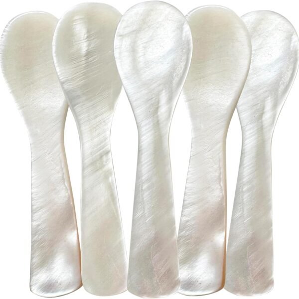 3.54 inch mother of pearl spoon with size specifications